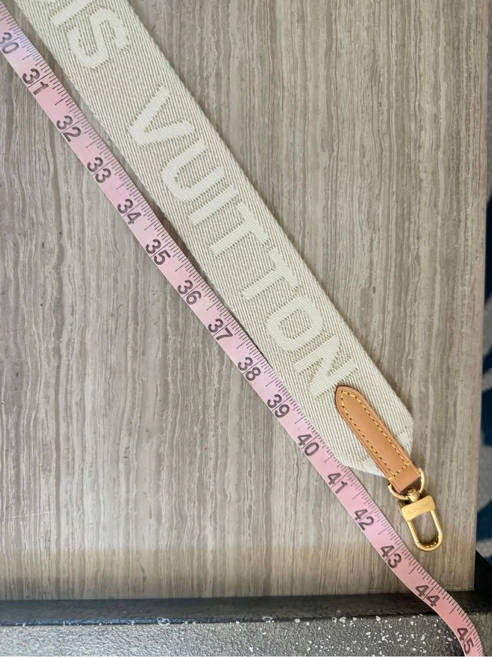 Louis Vuitton Cream Bandoulière Adjustable Strap